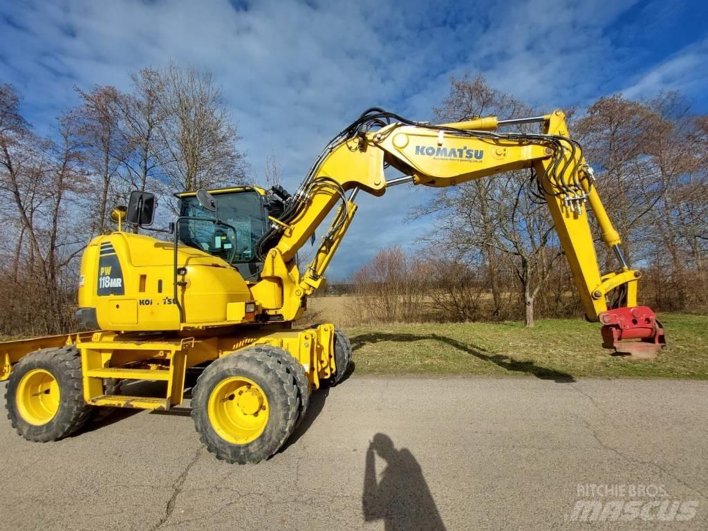 Komatsu PW 118 MR -8 Hjulgravere