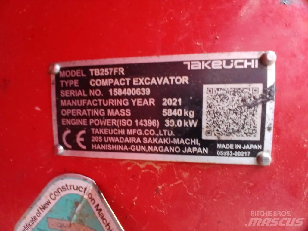 Takeuchi TB 257 FR Minigravere <7t