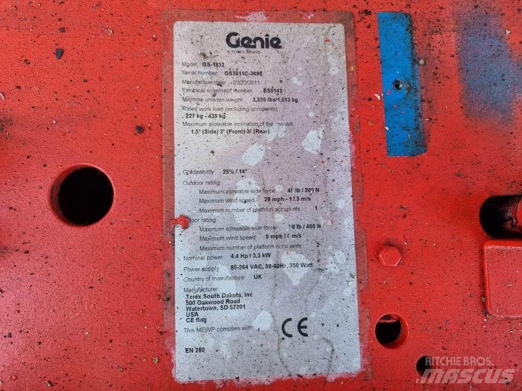 Genie GS1932 Sakselifter