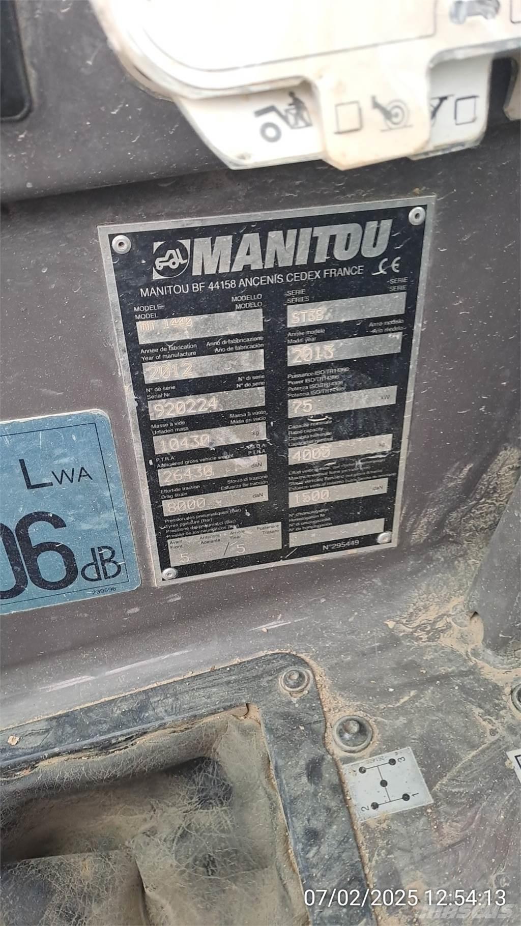 Manitou MT1440 Teleskoplastere