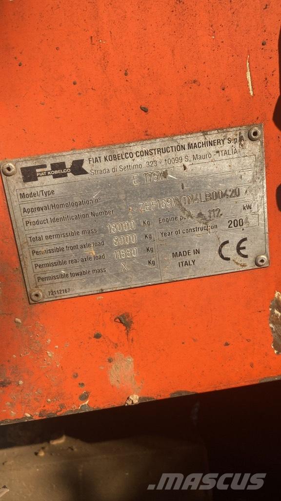 Fiat-Kobelco E 175 W Hjulgravere