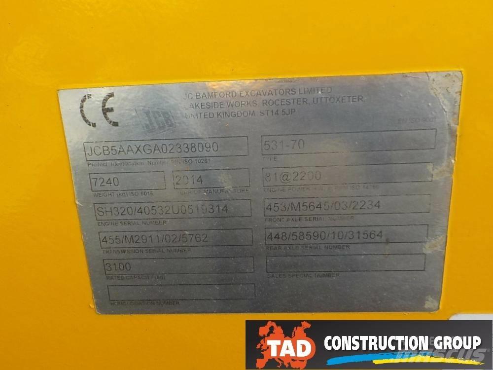 JCB 531-70 Teleskoplastere