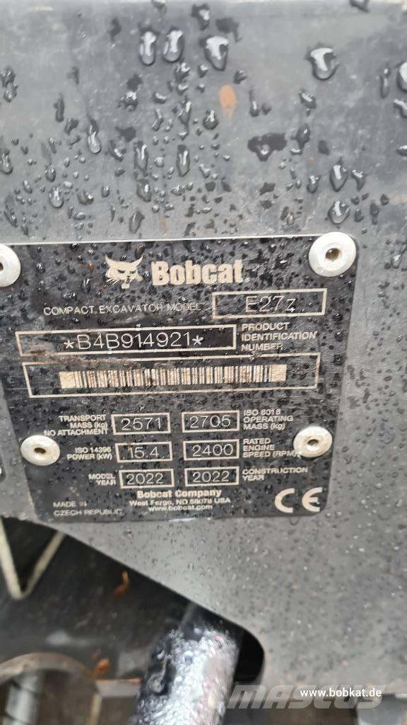 Bobcat E 27z Minigravere <7t