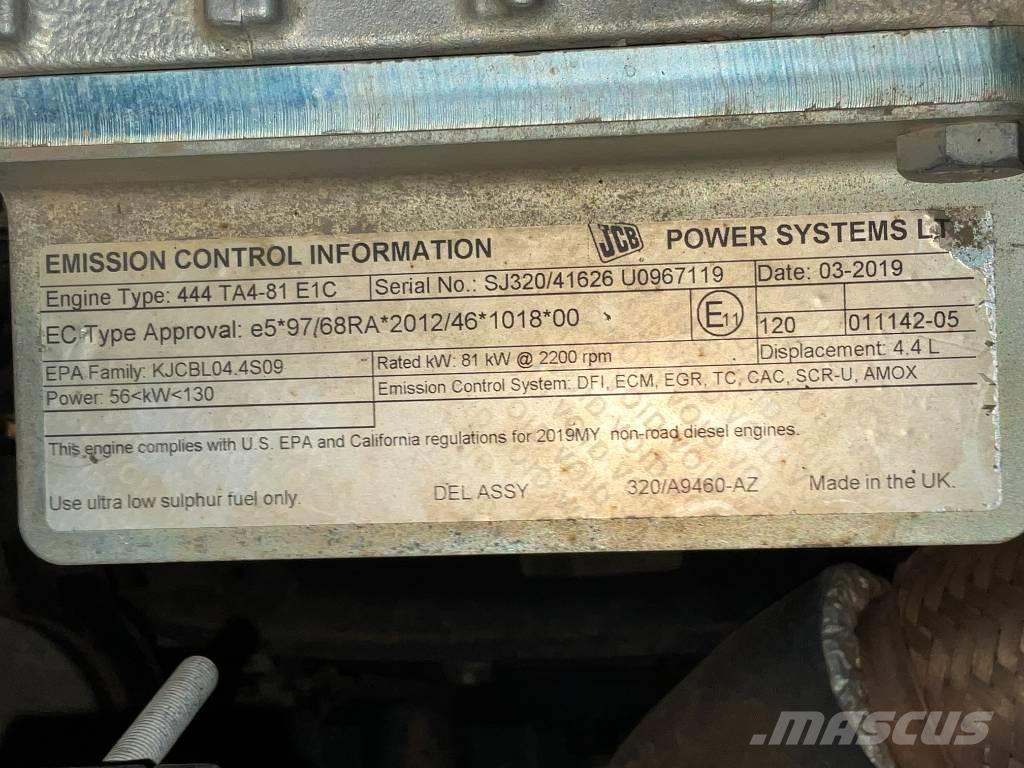 JCB JS 145 LC Beltegraver