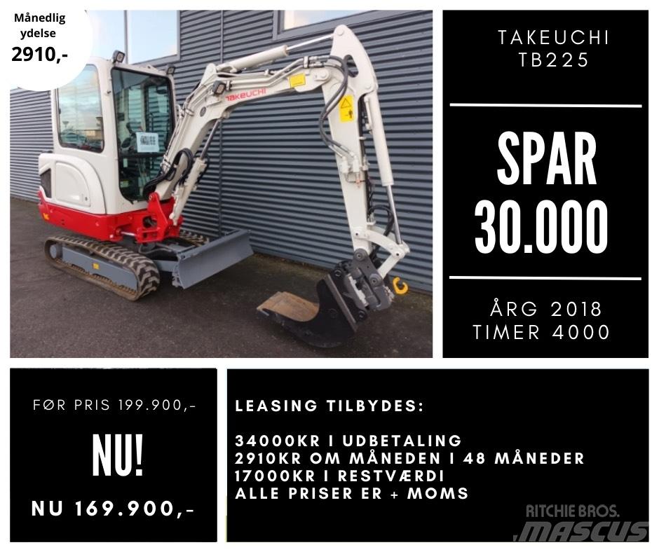 Takeuchi tb225 Minigravere <7t