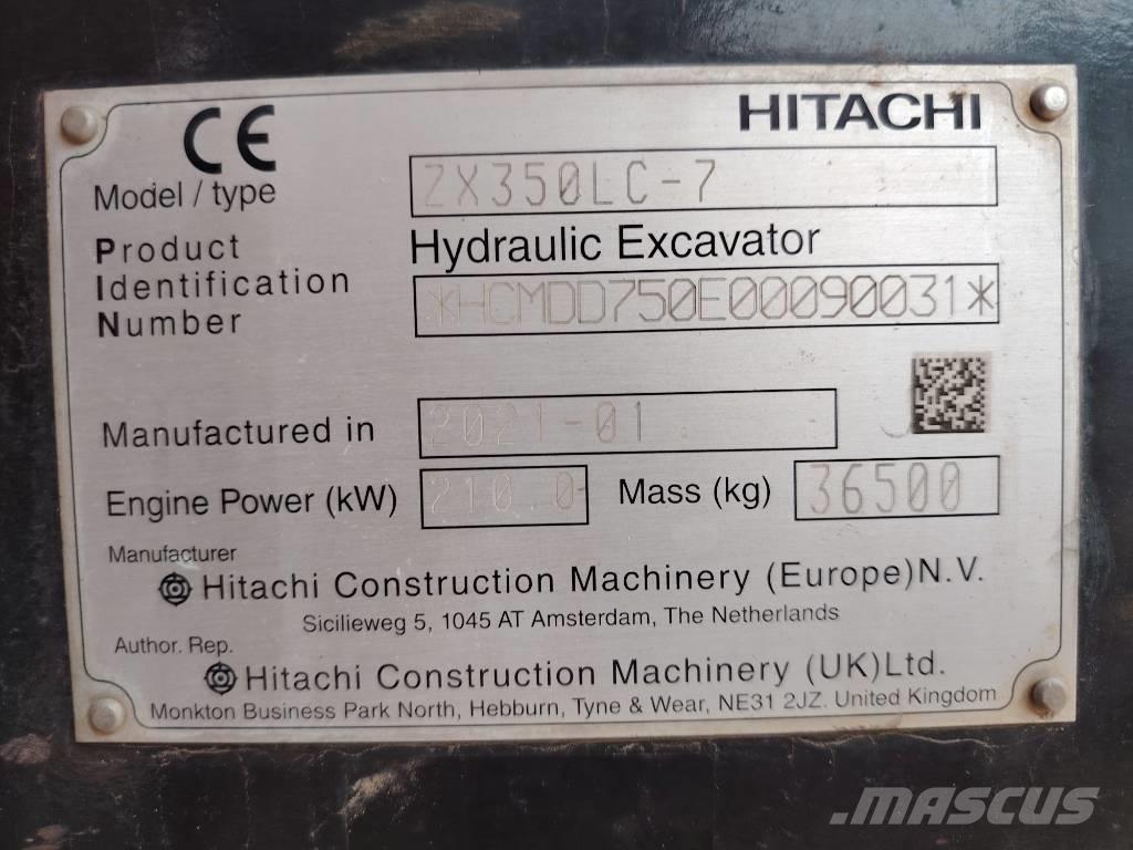 Hitachi 350LC Beltegraver