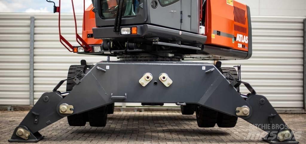 Atlas 250 M H Gravemaskiner for avfallshåndtering