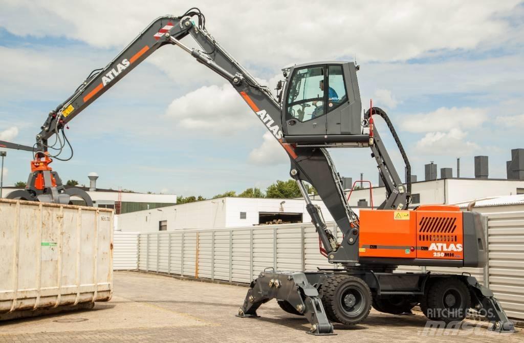 Atlas 250 M H Gravemaskiner for avfallshåndtering