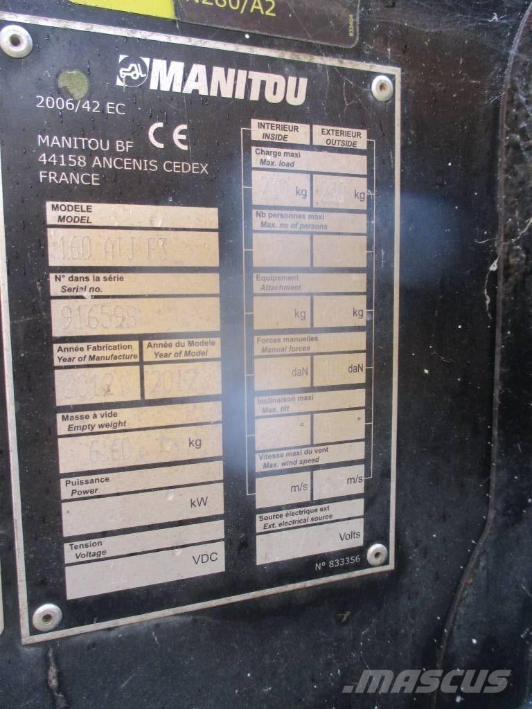 Manitou 160 ATJ Leddede bomlifter