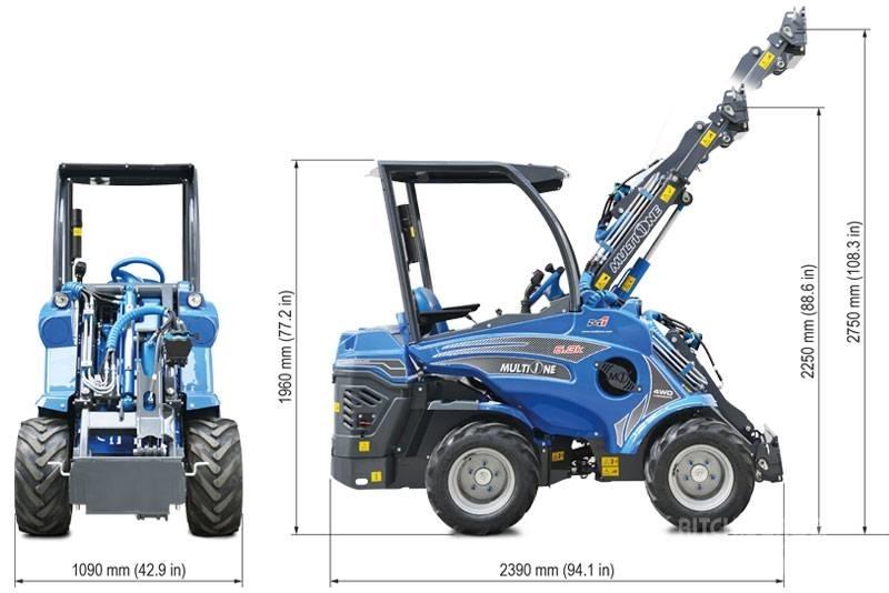 MultiOne 5.3 K Teleskoplastere for Landbruk