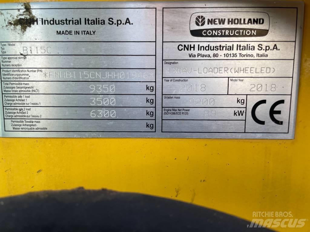 New Holland B115C Traktorgravere