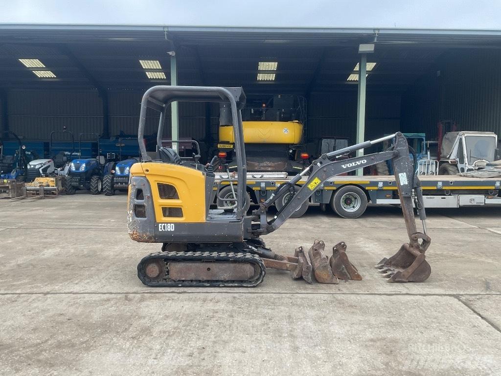 Volvo EC 18 Minigravere <7t