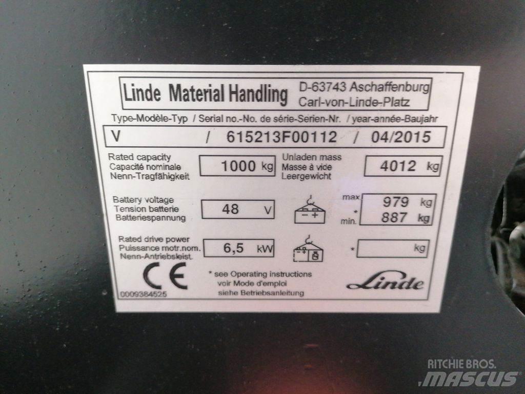 Linde V-48 Lavtløftende plukketruck