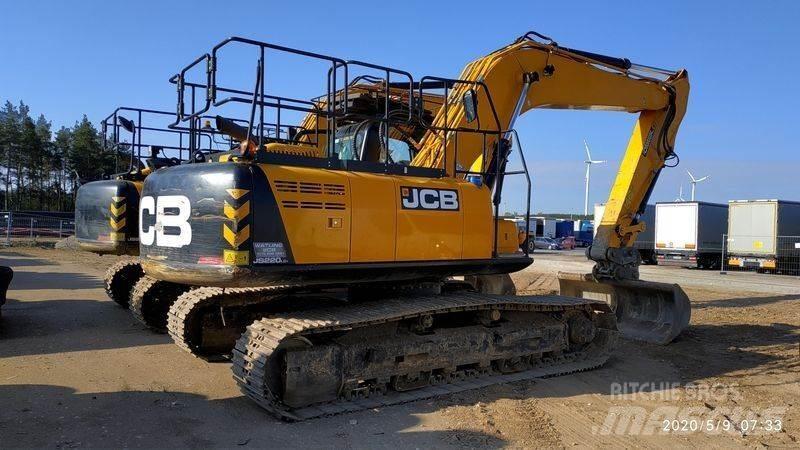 JCB JS220LC Beltegraver