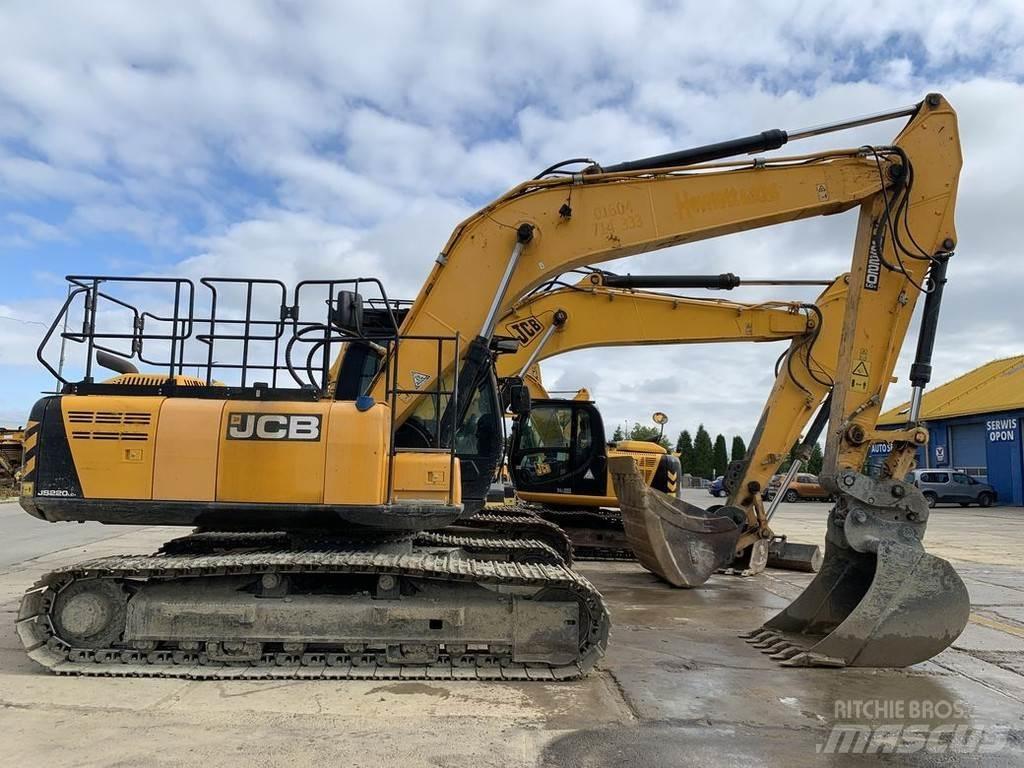 JCB JS220LC Beltegraver