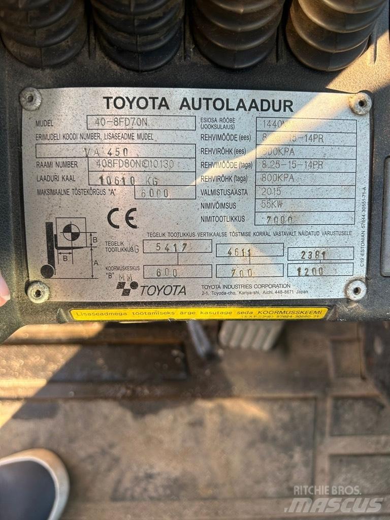 Toyota 40-8 FD 70 N Diesel Trucker