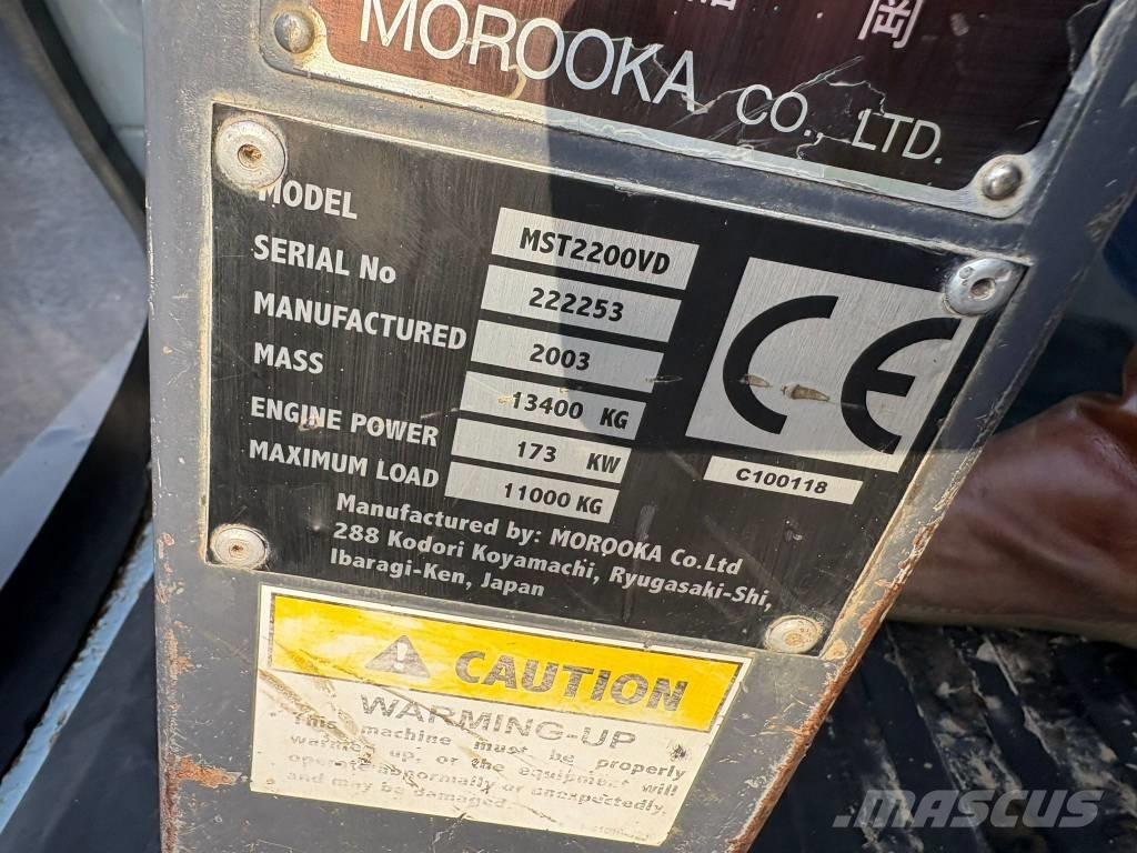 Morooka MST 2200 V D Beltedumpere
