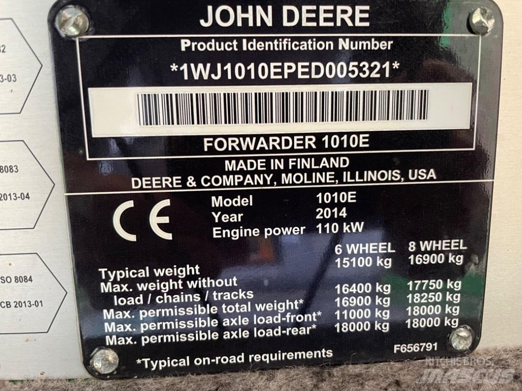 John Deere 1010 E Lassbærere