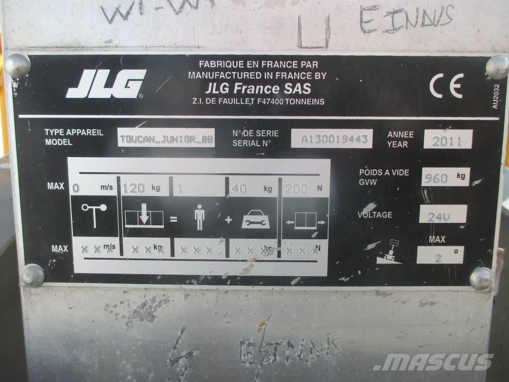 JLG Toucan Junior 8 Personløftere