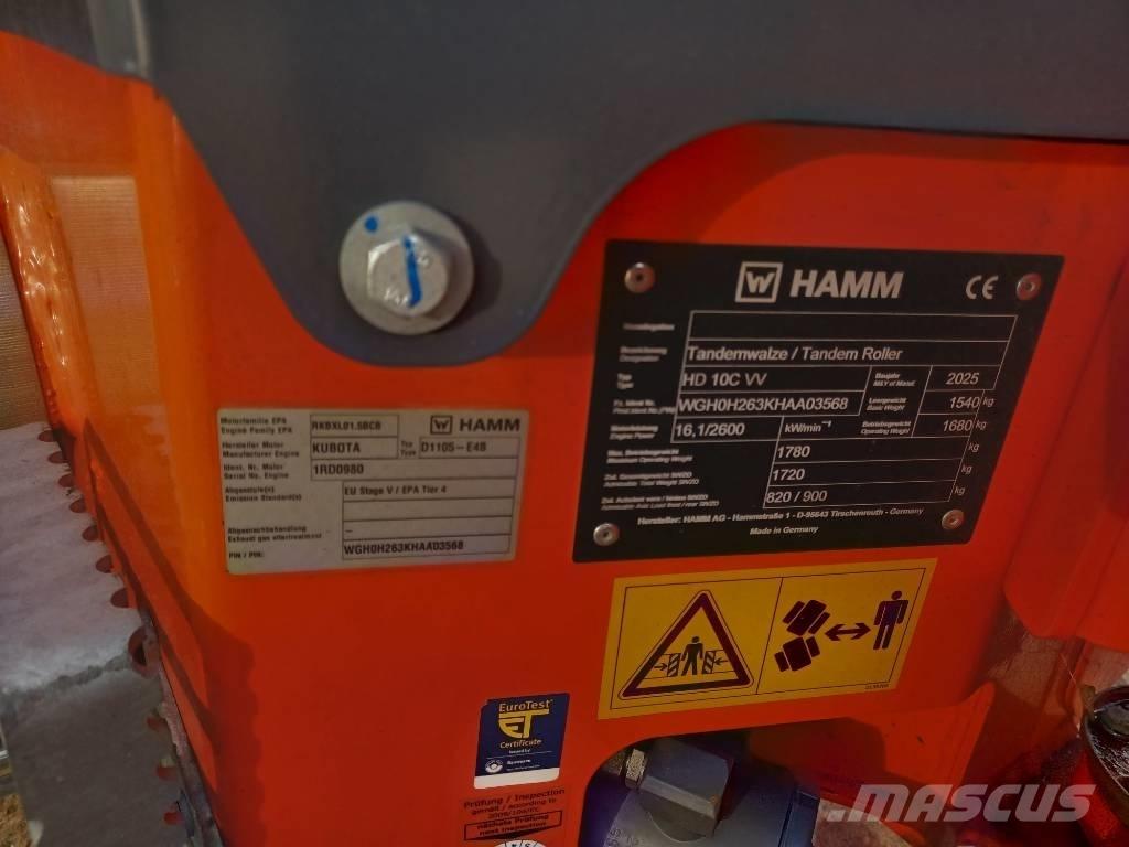 Hamm HD 10 C Tandem Valser