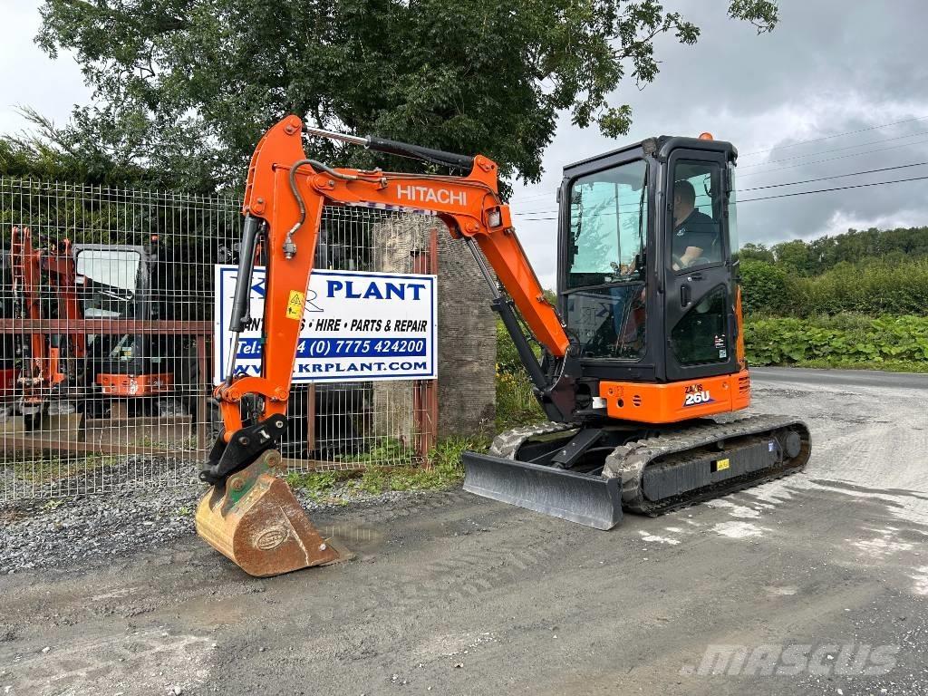 Hitachi ZX 26 U-6 Minigravere <7t