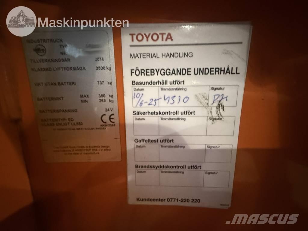 Toyota BT LPE 250 Elektriske trucker