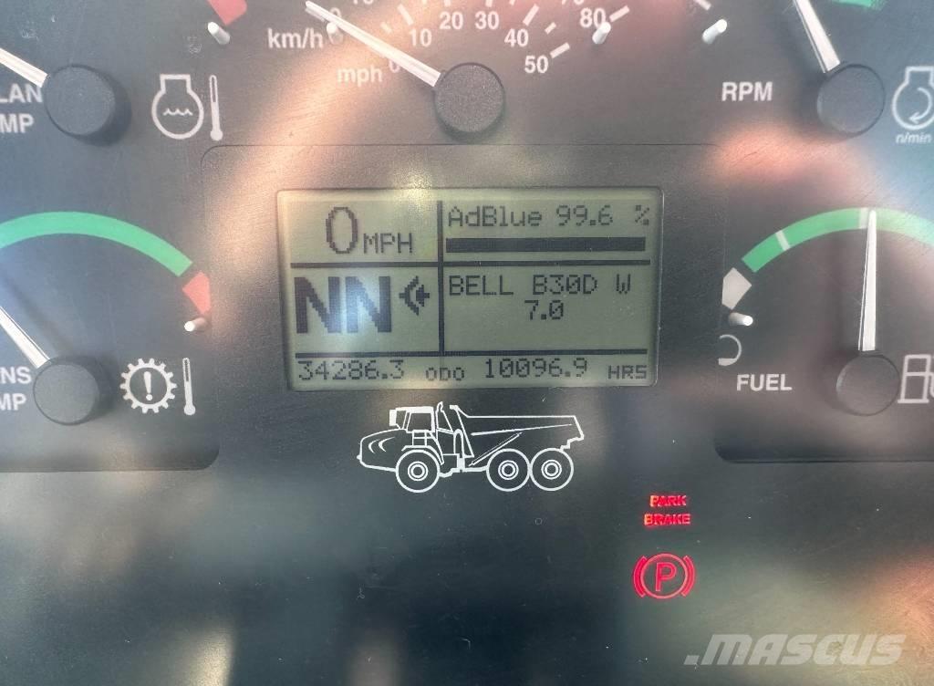 Bell B 30 D Rammestyrte Dumpere