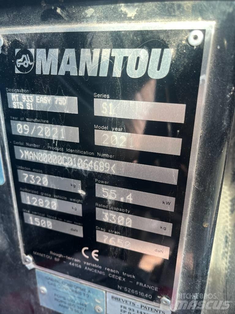 Manitou 933 Teleskoplastere
