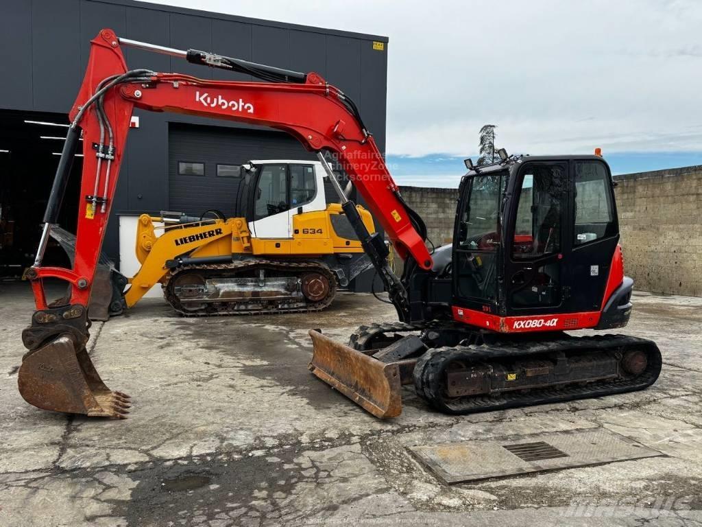 Kubota KX 080-4 Midigravere 7 - 12t