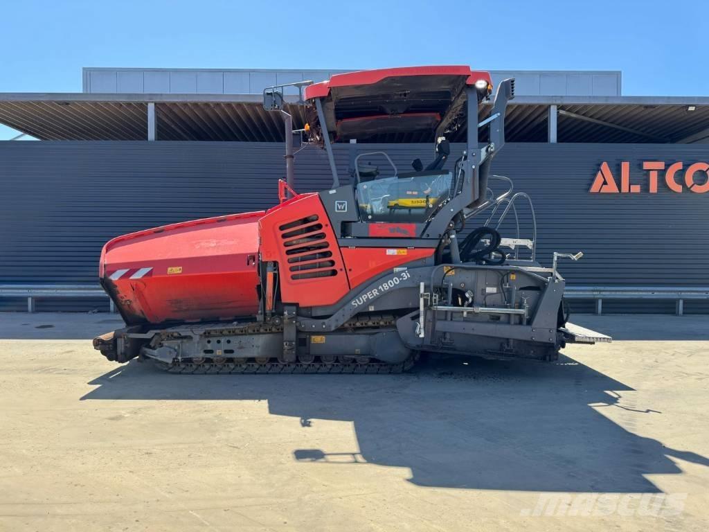 Vögele SUPER 1800-3I Asfaltutleggere