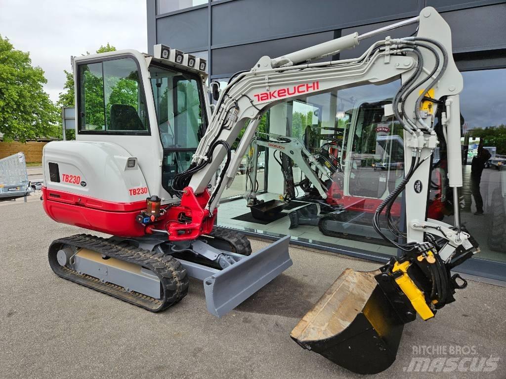 Takeuchi TB 230 Minigravere <7t