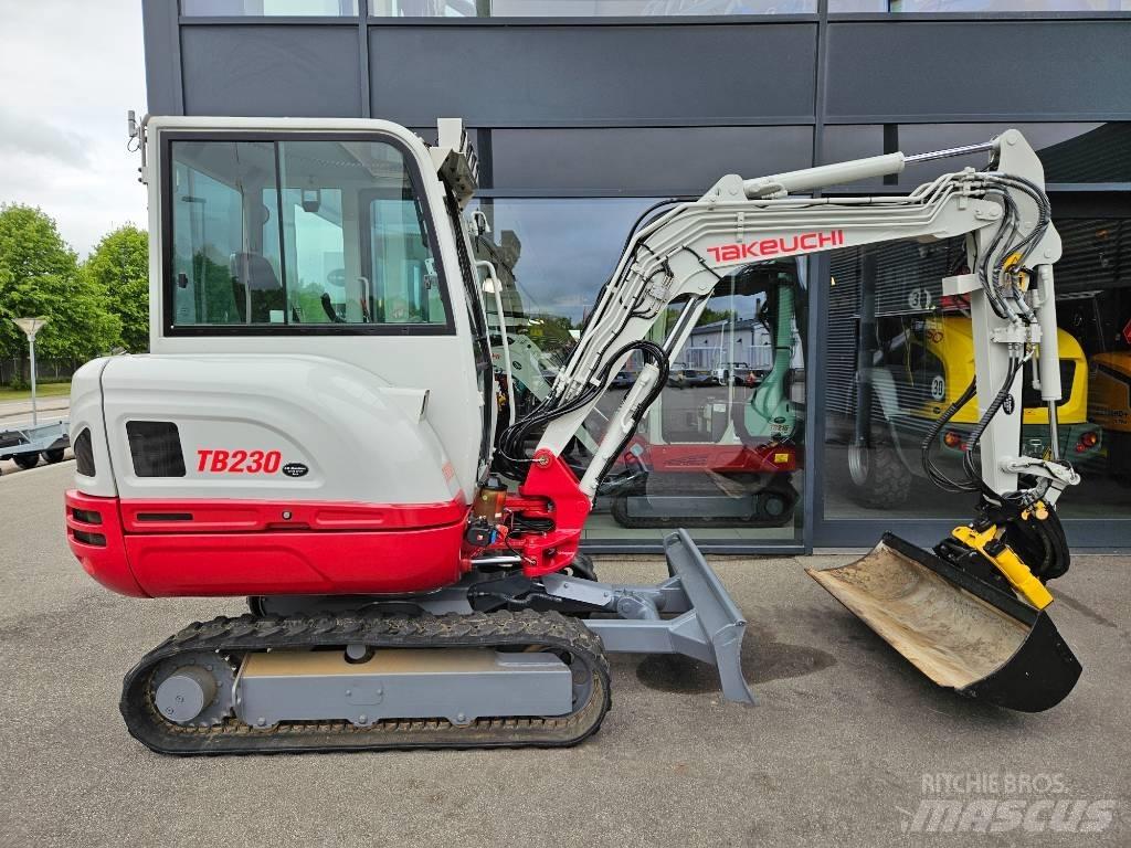 Takeuchi TB 230 Minigravere <7t
