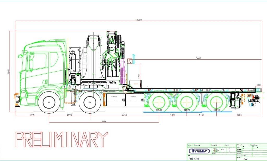 Scania R660 Kranbil