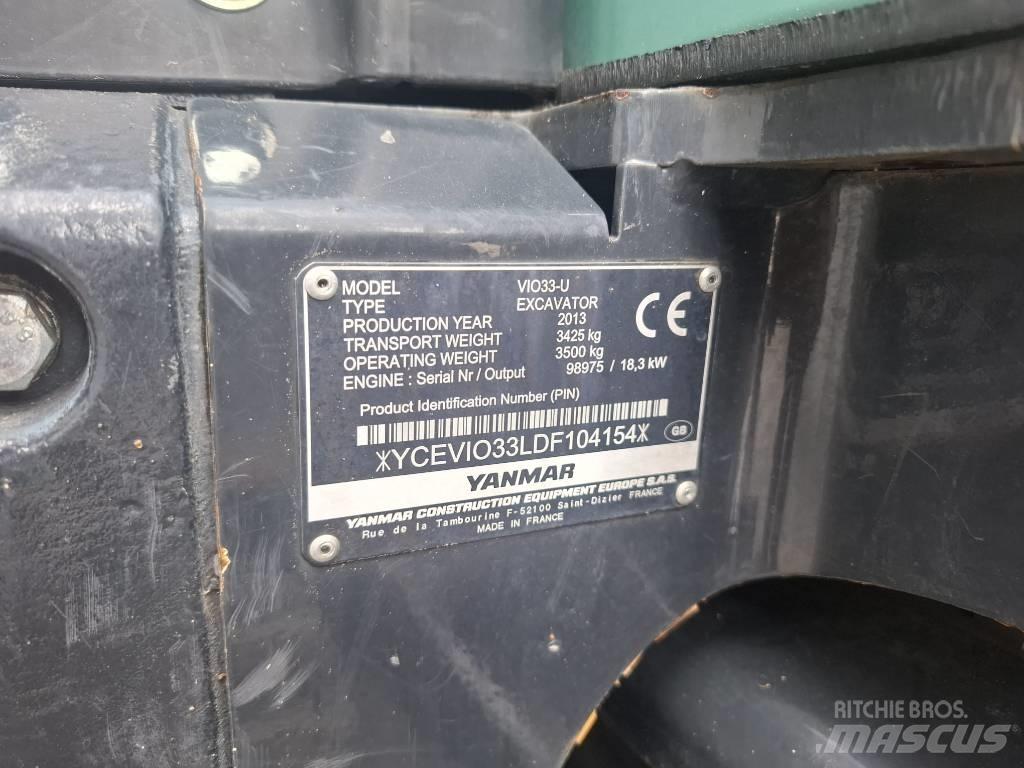 Yanmar Vio 33 U Minigravere <7t