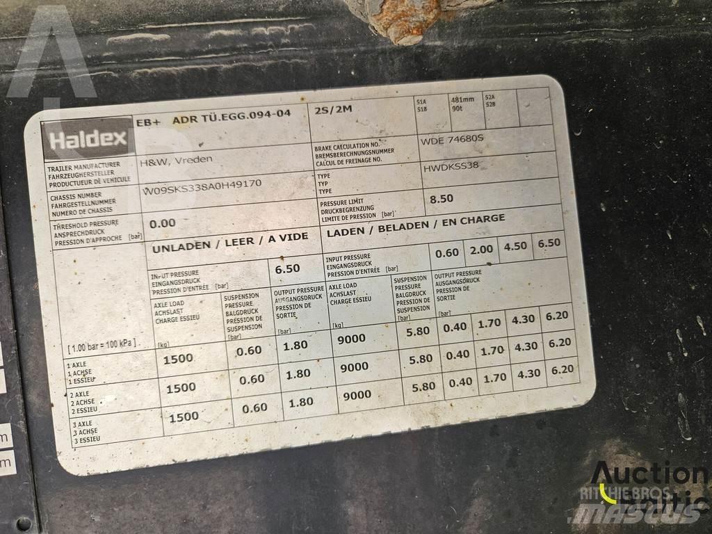 H&W HWDKSS 38 Gardintrailer