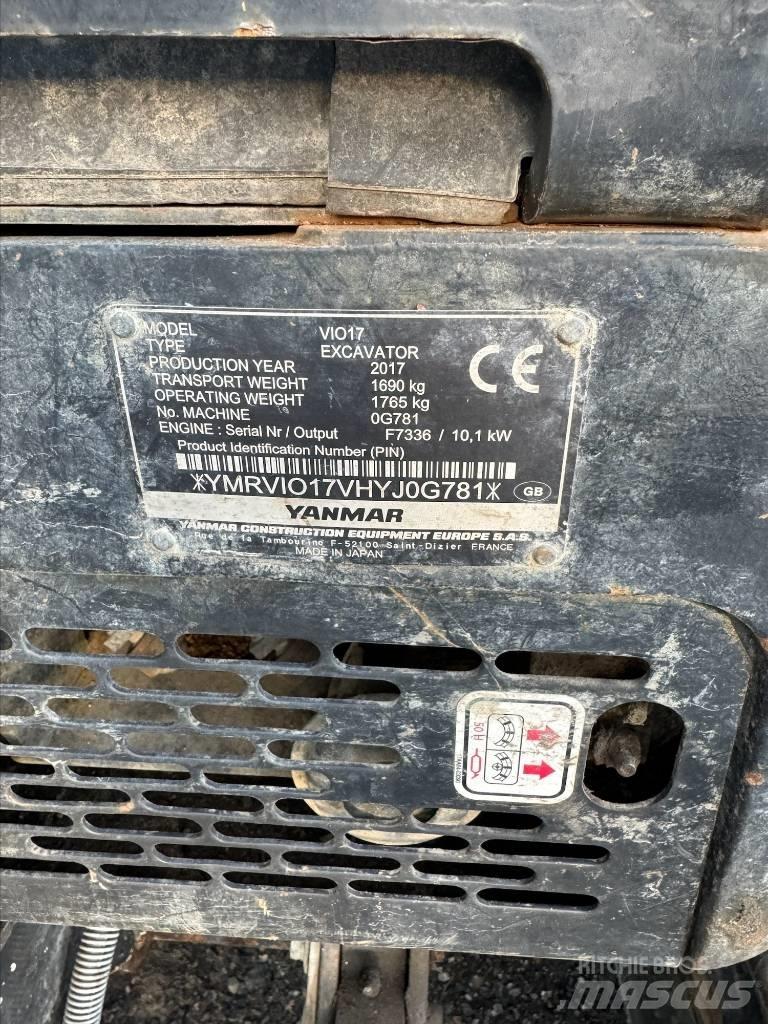 Yanmar Vio 17 Minigravere <7t