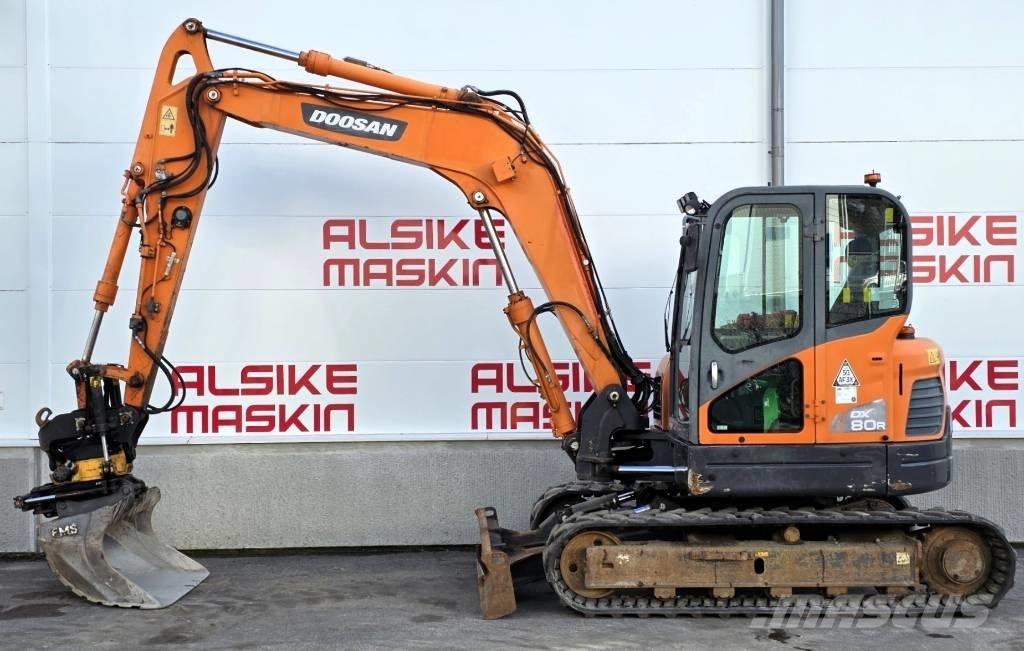 Doosan DX 80 R Midigravere 7 - 12t