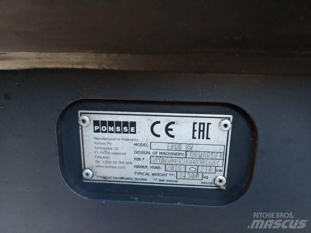Ponsse Ergo 8W Hogstmaskiner