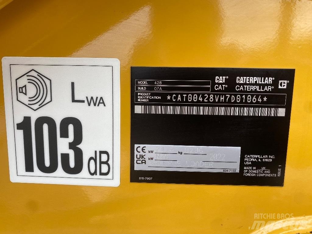 CAT 428 Traktorgravere