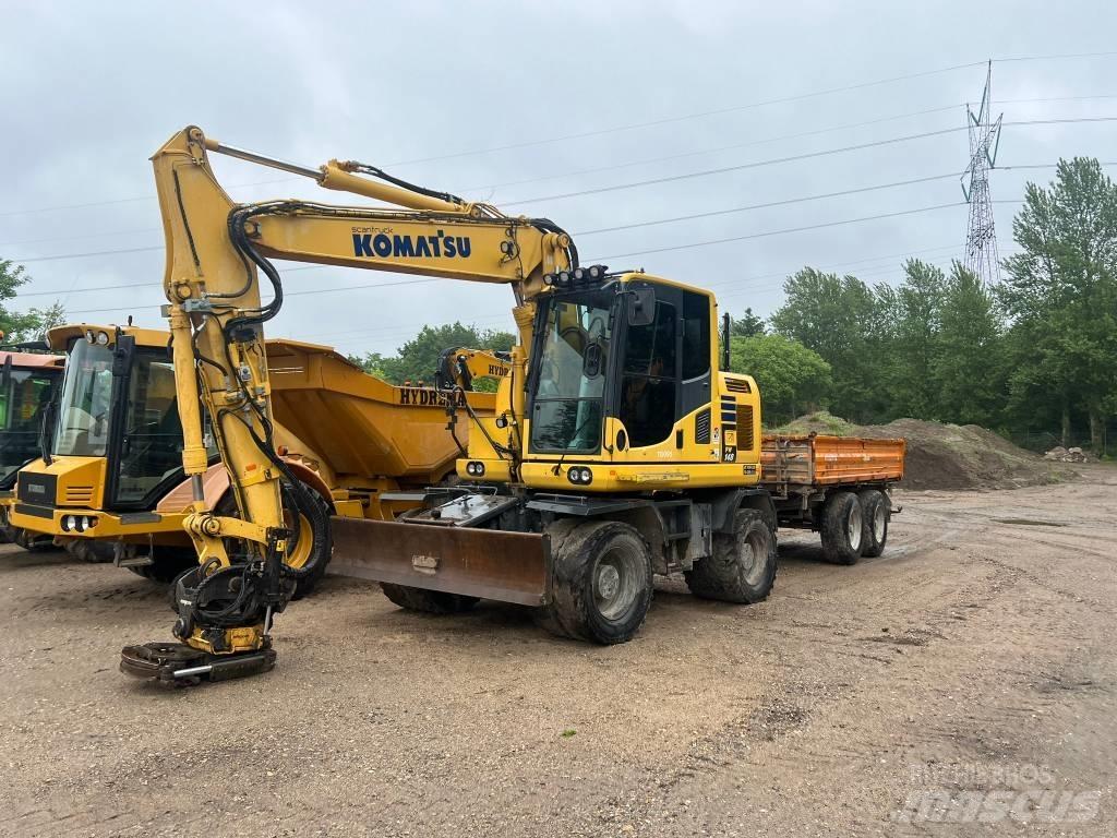 Komatsu PW 148 Hjulgravere