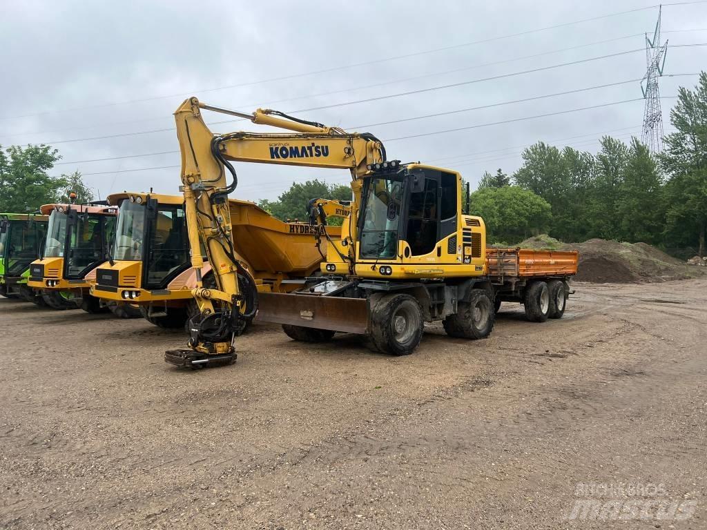 Komatsu PW 148 Hjulgravere