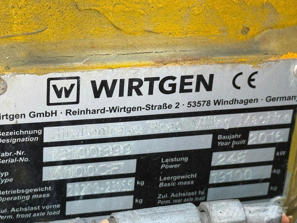 Wirtgen W100CFI Asfalt-kaldfresere