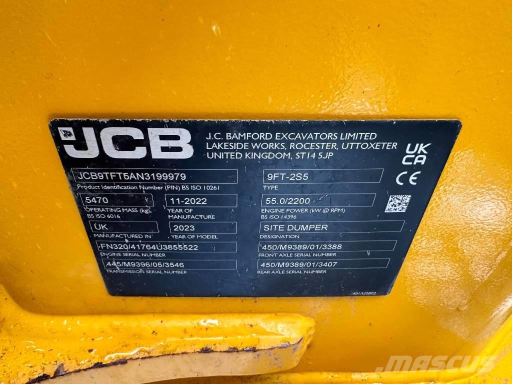 JCB 9 Ton Dumper Mini dumpere