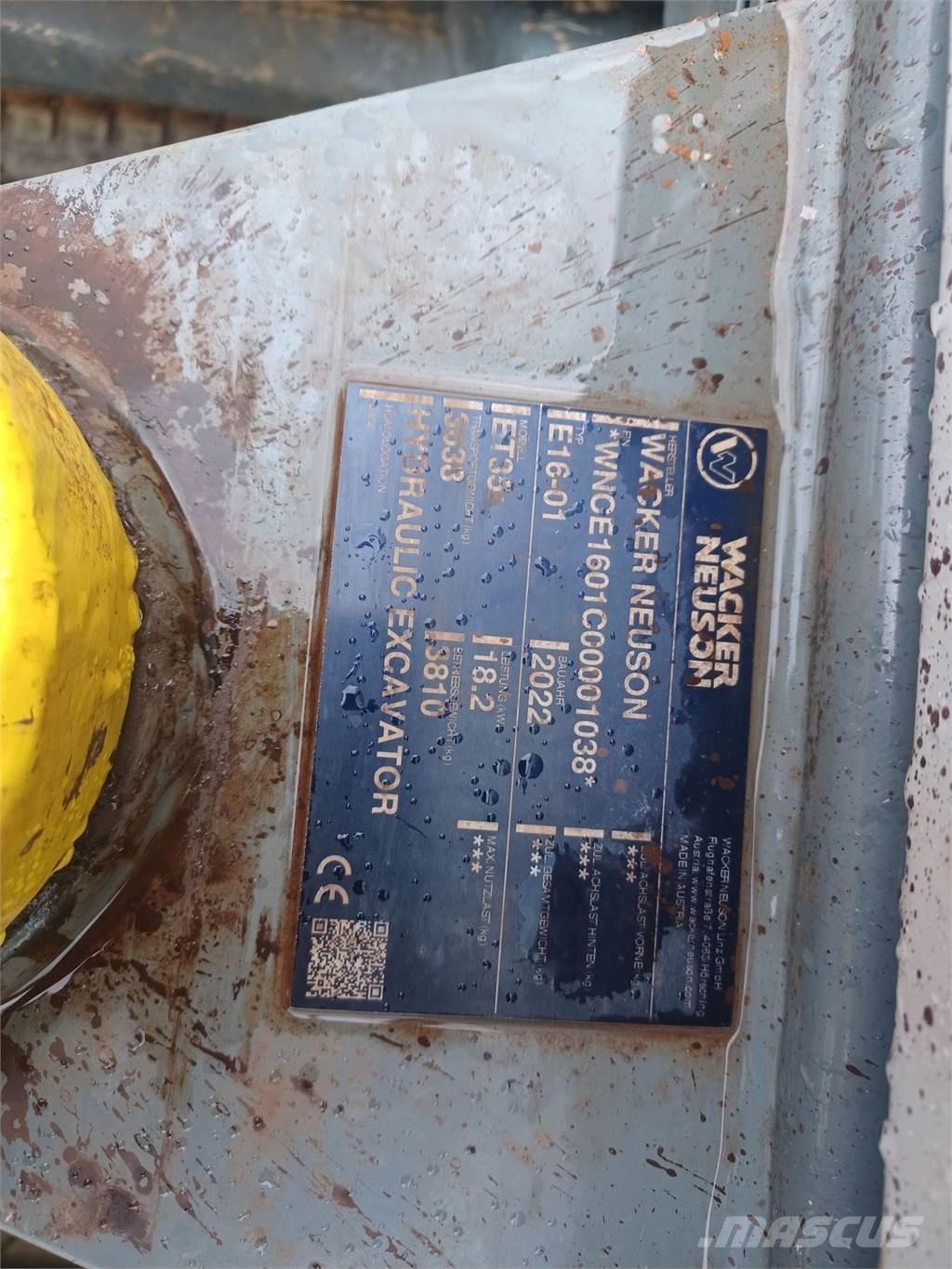 Wacker Neuson ET35 Beltegraver