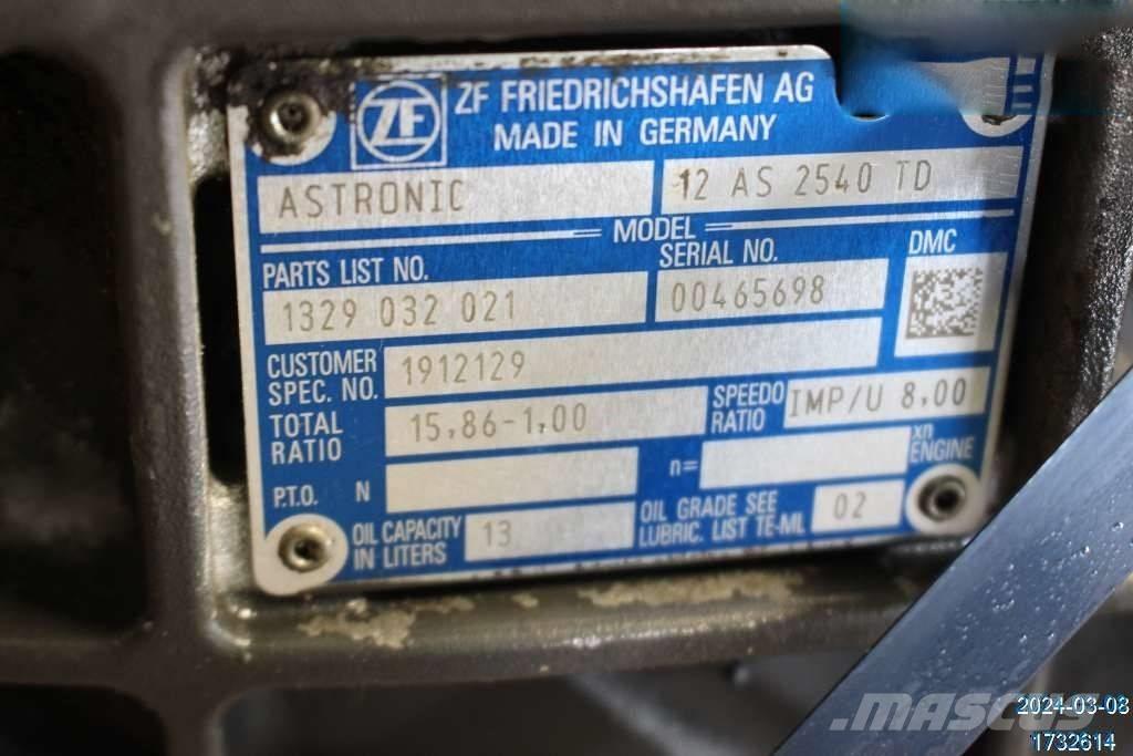 DAF XF 510 Girkasser