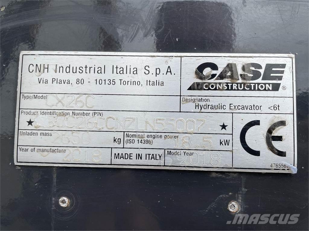 CASE CX26C Hjulgravere
