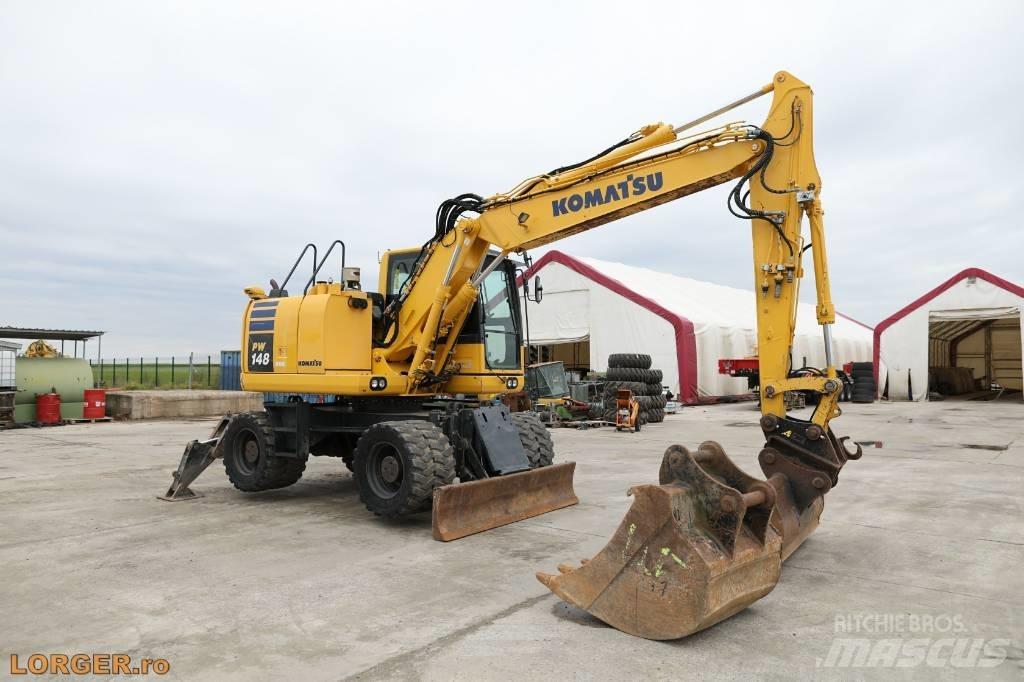 Komatsu PW 148-10 Hjulgravere
