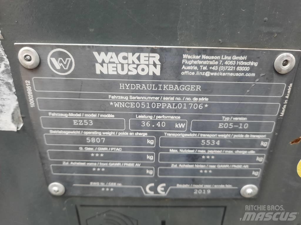 Wacker Neuson EZ 53 Minigravere <7t