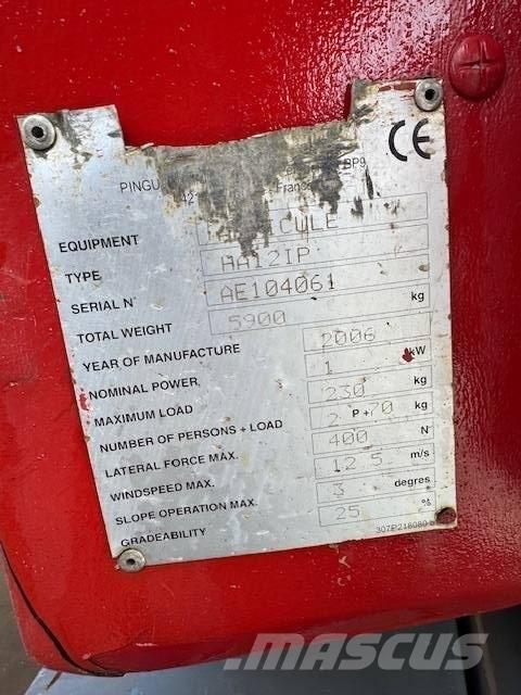 Haulotte HA 12 IP Leddede bomlifter