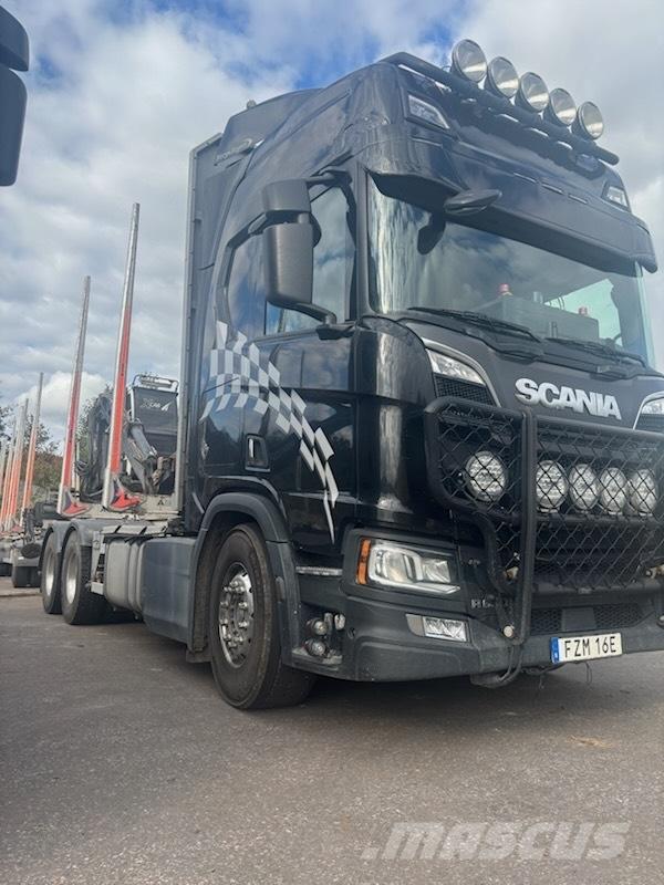 Scania R650B6X4NB Tømmerbiler